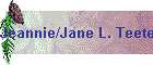 Jeannie/Jane L. Teeter