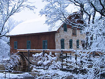 Wintertime at the Homestead Gristmill